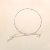 Sexy Pearl Clavicle Chain Necklace with Zircon Pendant