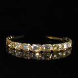 Crystal Headband for Women, Elegant Glass Hair Accessory