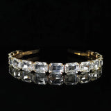 Crystal Headband for Women, Elegant Glass Hair Accessory