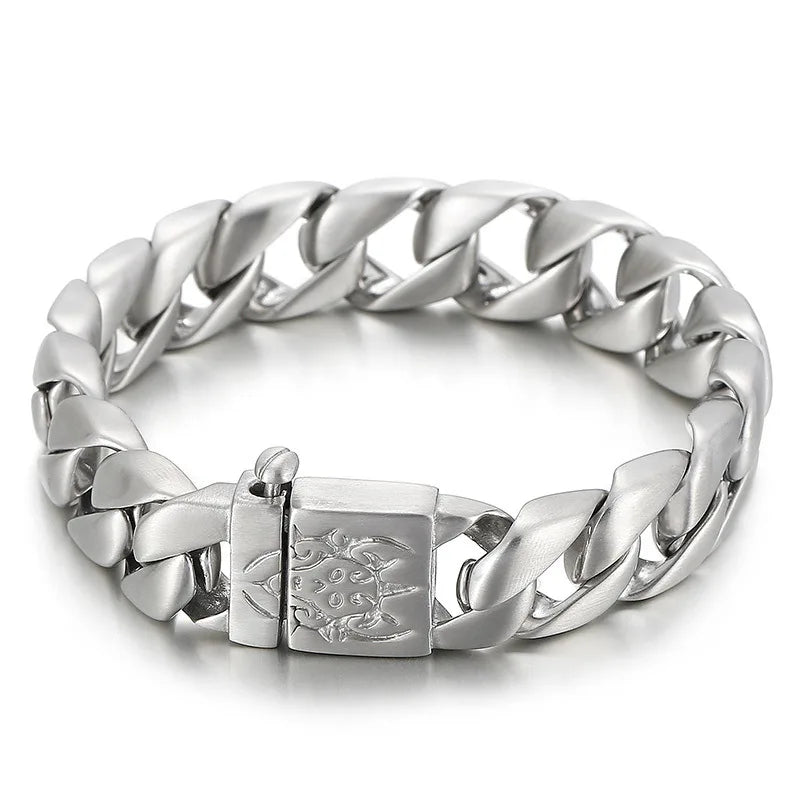 Hip-Hop Titanium Steel Bracelet for Men