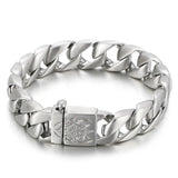 Hip-Hop Titanium Steel Bracelet for Men