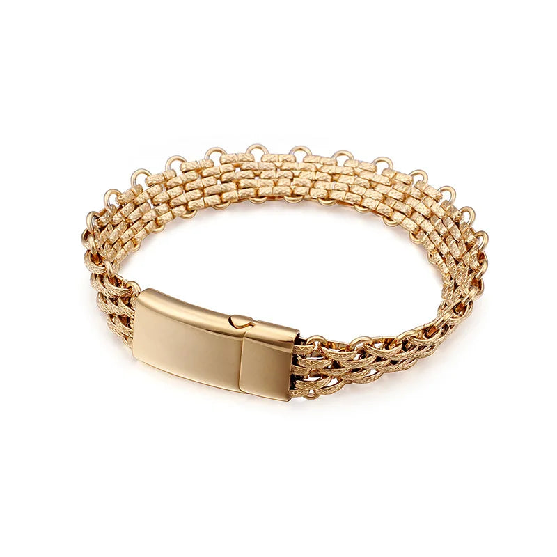 Men's Steel Mesh Bracelet Stainless Steel Jewelry
