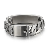 Punk Gothic Stainless Steel Cuban Chain Men's Bracelet