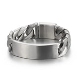 Punk Gothic Stainless Steel Cuban Chain Men's Bracelet