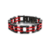 Men's Titanium Steel Bicycle Chain Bracelet Rock Punk Style