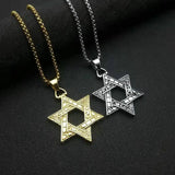 Double-Sided Stainless Steel Men's Star Pendant