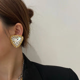 Hollow Triangle Ear Clip for Women
