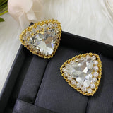 Hollow Triangle Ear Clip for Women