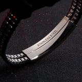 European & American Titanium Steel Rope Bracelet Men's Jewelry