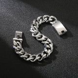 European & American Titanium Steel Cuban Chain Bracelet