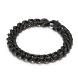 Stylish Titanium Steel Cuban Chain Bracelet for Men and Women