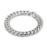 Stylish Titanium Steel Cuban Chain Bracelet for Men and Women