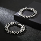 European & American Titanium Steel Cuban Chain Bracelet