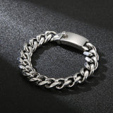 European & American Titanium Steel Cuban Chain Bracelet