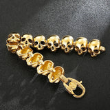 Skull Bracelet for Men Titanium Steel Creative Boy