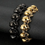 Skull Bracelet for Men Titanium Steel Creative Boy