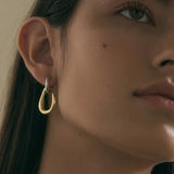 European Style Circle Earrings with 925 Silver Pin