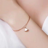 European Style 925 Silver Agate Skirt Bracelet Light Jewelry