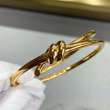 European Rose Rope Knot Bracelet Women's High-Quality Jewelry