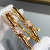 European Rose Rope Knot Bracelet Women's High-Quality Jewelry