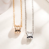 European 925 Sterling Silver Spring Pendant Necklace