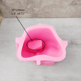 European-style Half-body Vase Silicone Mold for Succulent Resin Tool