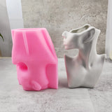 European-style Half-body Vase Silicone Mold for Succulent Resin Tool