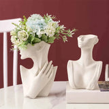 European-style Half-body Vase Silicone Mold for Flower Pot