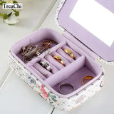European Little Princess Travel Jewelry Storage Box