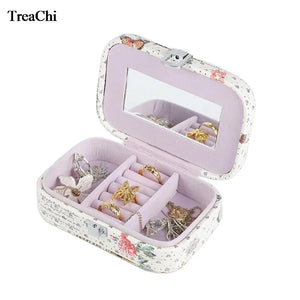 European Little Princess Travel Jewelry Storage Box