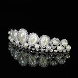 Pearl Headdress Comb Crown for Girls Birthday Party