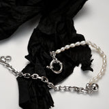 European Style S925 Pure Silver Pearl Bracelet