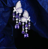 Vintage Butterfly Wings Tassel Water Drop Shape Jewelry