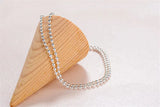 Charm Anklets Silver Jewelry For Women 925 Sterling Silver Anklet Female Accesso