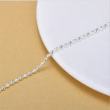 925 Silver Anklets For Bride Wedding Jewelry
