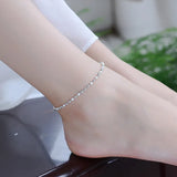 925 Silver Anklets For Bride Wedding Jewelry