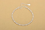 925 Silver Anklets For Bride Wedding Jewelry