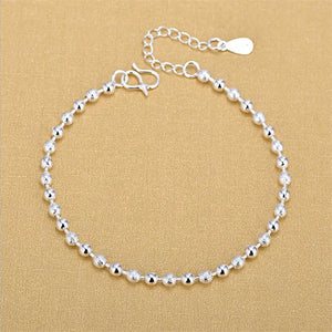 925 Silver Anklets For Bride Wedding Jewelry