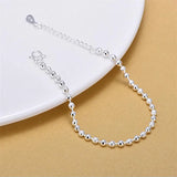 925 Silver Anklets For Bride Wedding Jewelry