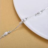 925 Silver Ball Anklets Bride Wedding Jewelry