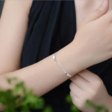 925 Silver Ball Anklets Bride Wedding Jewelry