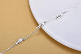 925 Silver Ball Anklets Bride Wedding Jewelry