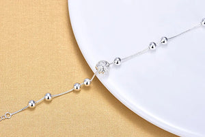 Sterling Silver Anklets Women Bracelets Wedding Accessories