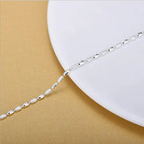 Sterling Silver Anklets For Women Jewelry Charm Silver Bracelets