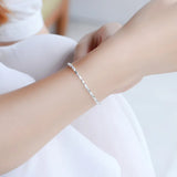 Sterling Silver Anklets For Women Jewelry Charm Silver Bracelets
