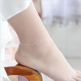 Geometric Chain Bracelets Silver 925 Anklets Wedding Accessories