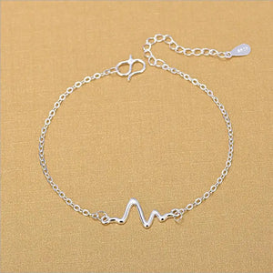 Geometric Chain Bracelets Silver 925 Anklets Wedding Accessories