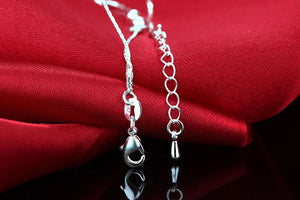 925 Sterling Silver Bracelet Charm Anklet Gift
