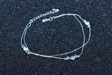 925 Sterling Silver Bracelet Charm Anklet Gift
