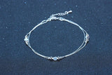 925 Sterling Silver Bracelet Charm Anklet Gift